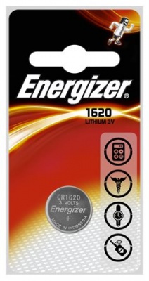 Gombelem, CR1620, 1 db, ENERGIZER