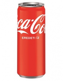 Üdítőital, szénsavas, 0,33 l, dobozos, COCA COLA