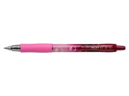 Zseléstoll, 0,32 mm, nyomógombos, PILOT "G-2 Pink Bubble", kék